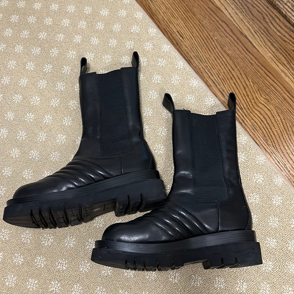 Bottega Veneta combat boots 38